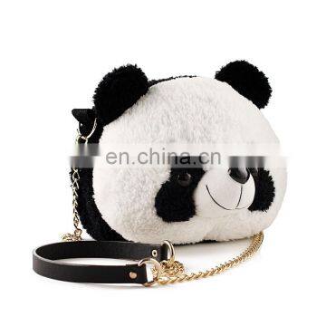 Wholesale Soft Handmade Panda Plush Backpack for Girl