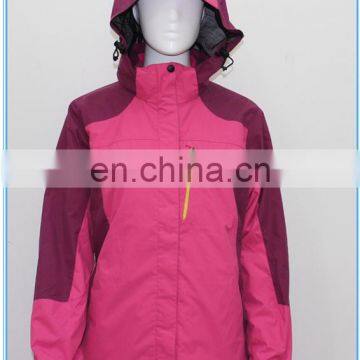Women Fashion Casual Windbreaker Mountaineering Jackets With Hood