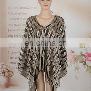 2016 new style woman fashion hollow poncho pashmina wholesale