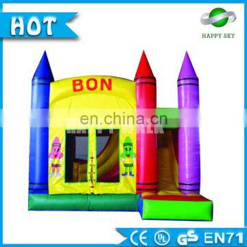 PVC material wholesale inflatable bouncer castle with EN14960 certification