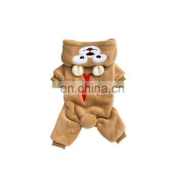 Dog Clothes Winter Dog Outfits, Christmas Fashion Pet Costume Cute Fleece Dog Hoodie Sweatshirt