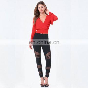 Women Long Cargo Pants Cross Fit Lady Tight Long Pants Sexy Girls Pants photo-4