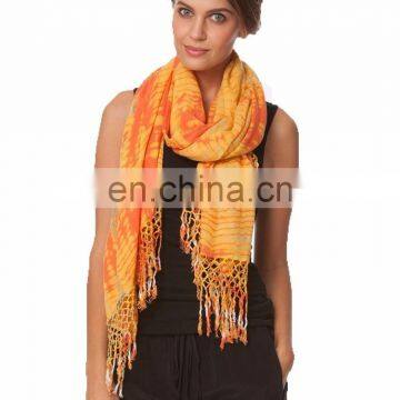 All New Fashionable Women's Wear Tie & Dye Print Neck Scarf Scarves