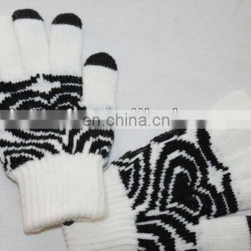 Promotional soft warm customized touch screen gloves for all Smartphones and Tablets PC (JDG-S5A)