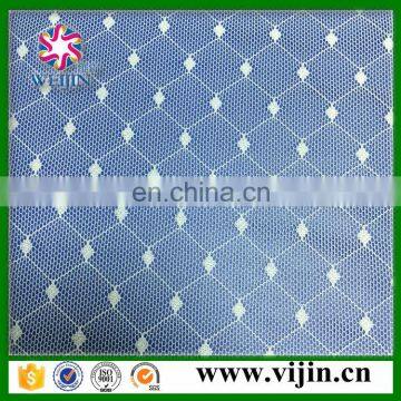 Changle Factory Warp Knitting Technique Plain Dot Mesh Fabric for Bridal Dress photo-2