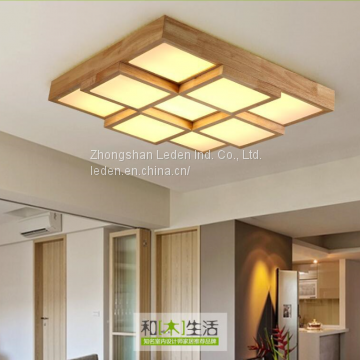 LED Wooden Ceiling Light Lamp