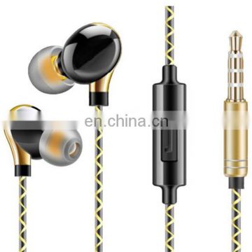 Top quality HIFI Metal Mobile sport headphones earphone