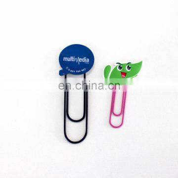 Promotional wholesale customized metal paper clip bookmark