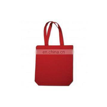 Custom Personalized Red Cotton Tote Bags Printed Logo photo-2