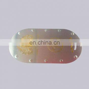 Wholesale OEM Items Aluminum Oval Shape Engraved Logo Custom Furniture Nameplate With Self Adhesive