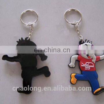 elephants custom logo promotion soft pvc keyring,rubber keychains