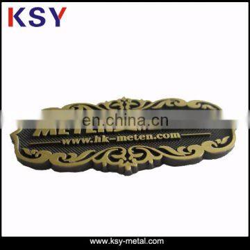 Wholesale Price Carved Metal Label for Bags photo-5