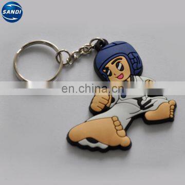 High quality customized soft pvc keychain in low MOQ