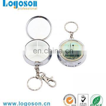 Union Jack Design Pill Box 3 Compartment Travel Pill Case photo-4