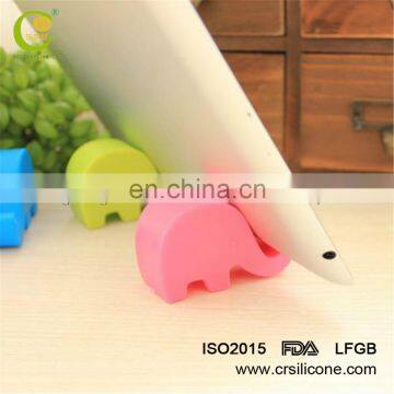 Convenient Silicone Cell Phone Holder/stander Portable Tablet PC Fixed Cartoon Colorful Elephant Fashion Novel photo-6