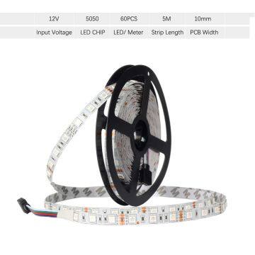 DC12V LED Strip 5050 With WiFi Controller RF Remote,3A Power Supply Adapter LED Flexible Strip Light RGB 5050 RGBW 5M photo-2