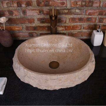 Beige Marble Sinks,China Beige Marble Wash Basins, Nature Stone Bathroom Sinks