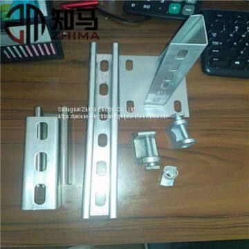 SS304/SS316 Stainless Steel Strut C Channel U Channel and Fittings