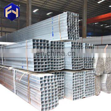 pre galvanized square ms hollow section tube and astm a1011 2x2 galvanized square tubing