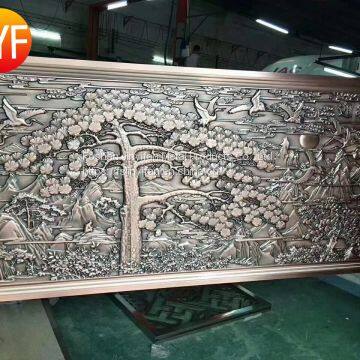 Foshan Manufactory Metal Aluminium Engrave 10mm Wall Panel