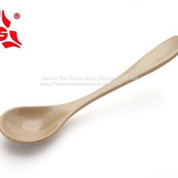 Husk's Ware Eco Friendly Rice Husk Fiber Made Biodegradable Coffee Spoon