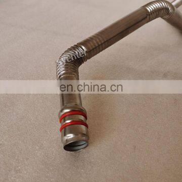 Truck Turbocharger Oil Drain Connection 3975076 3975077 for Diesel Engine QSB6.7L
