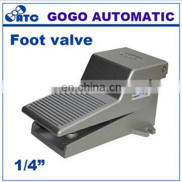 GOGO ATC 5 Way Pneumatic Air Pvc Foot Valve 1/4 Inch BSP 4F210-08 Manual Plastic photo-2