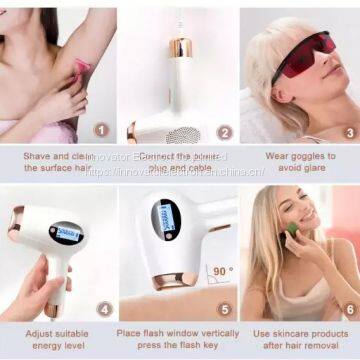 Ipl Hair Removal Home Used Beauty Machine Ipl Hair Removal Machine Ice Care Painless photo-2