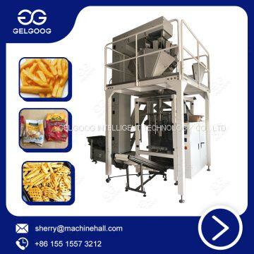 Automatic Potato Chips Packing Machine Weighing Systems Food Packaging Packing Machine Price