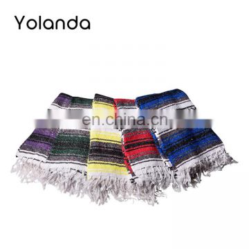 Wholesale Cheap Solid Color Mexican Blankets