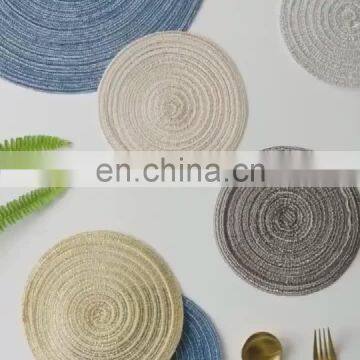 i@home nordic thread home manual anti hot dish mat coaster dish pad Western round dining table mat