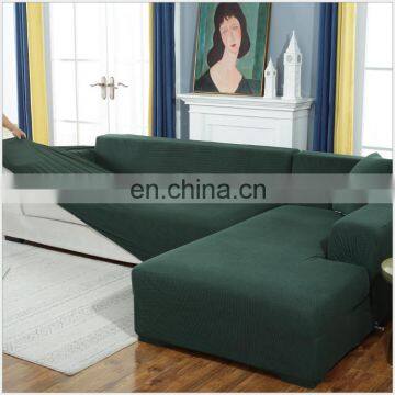 Amazon Luxury Stretchable Elastic One Size Fits All Velvet Sofa Cover