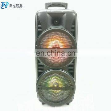 Hot sale 80W portable amplifier 10inch  trolly speaker new style active 12inch BT battery speakers outdoor 120W