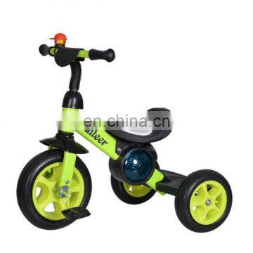 Multi-function Cheap Baby Pedal Tricycle / EVA Wheel Kids Tricycle With Light photo-4
