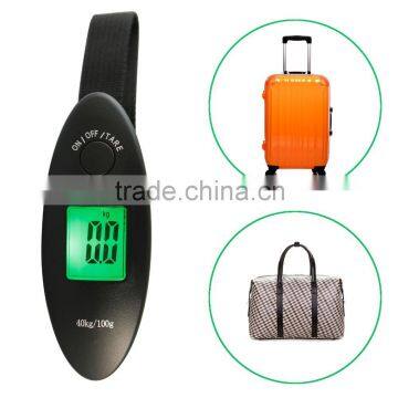 40kg /100g Digital Portable Electronic Luggage Weight Hanging Scale LCD Display kg / lb