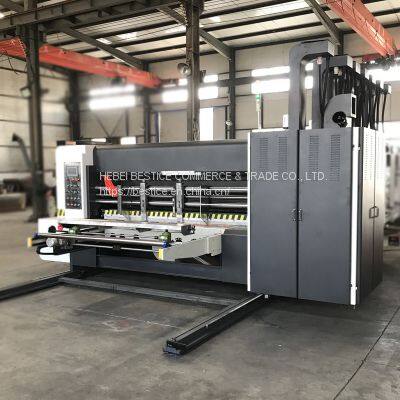 High Speed Automatic Water Ink Printer Slotting Die Cutter Machine photo-2
