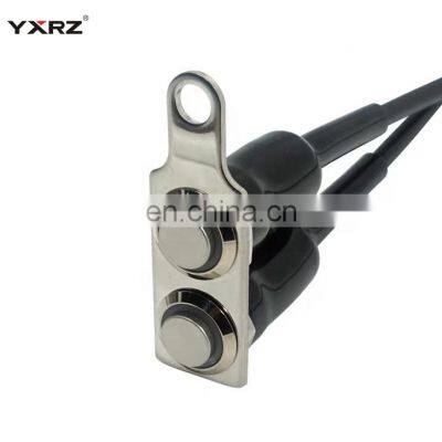 High quality CNC mount ON-OFF double LED button hazard light motorcycle headlight horn turn signal engine start kill switch