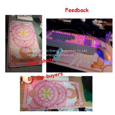 Anime Cardcaptor Sakura Mousepad Gamer Cute 60x30/90x40cm Kawaii Gaming Mouse Pad photo-5