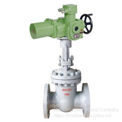 Mstnland ELECTRIC CAST STEEL FLANGED GATE VALVE (FLAT BONNET)