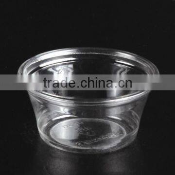 High quality clear disposable portion cup 2oz/60ml.Made in China.