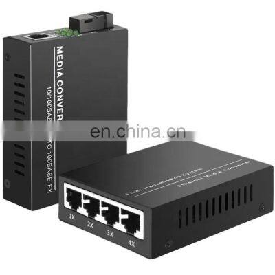Gigabit Fiber Optic Media Converter 1 Fiber +1/4 RJ45 Ethernet Optical Transceiver photo-2