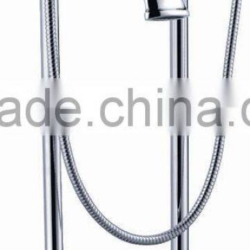 Freestanding 2 handles shower valve with Brass Body Zinc Alloy Handle ABS Shower Head