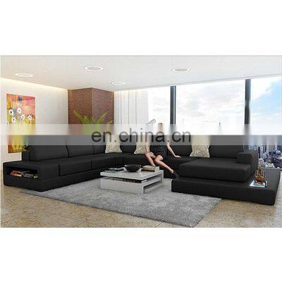 On Sales Fancy New Model 4 Seater Genuine Leather Sofa Set for Living Room Furniture