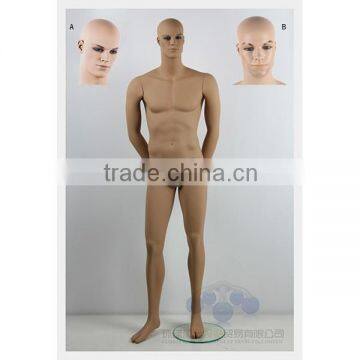 Fashion lifelike skin male mannequin with makeup on sale