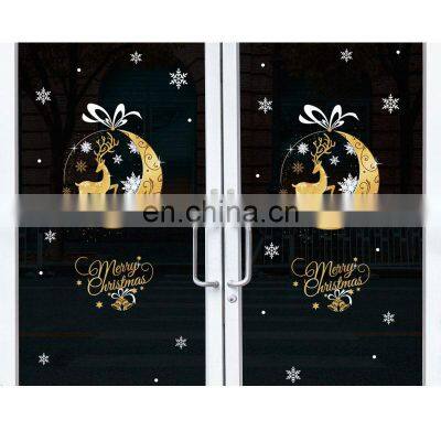 New Black White Best Seller Indoor Home 2021 Supplies Window Stickers Christmas Decoration Item