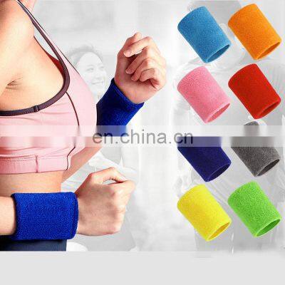 Fitness Slim Elastic Kids Cotton Logo Customized Cheap Price Sweatband Running Sports Wristband photo-4