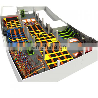 2020 professional design gymnastic trampoline bed for popular game indoor trampoline park