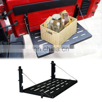 Black  Car Accessories Aluminum JK Tailgate Table For Jeep Wrangler JK & Unlimited