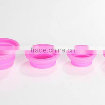 4PCS FDA Approved Silicone Collapsible Measuring Bowl