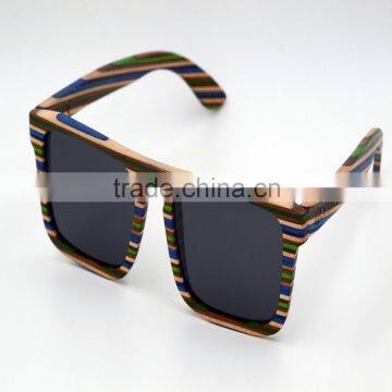 Hot summer sunglasses new style colorfur glass frame and blue lens